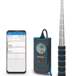 Termoanemómetro de hilo caliente Con sonda de hilo caliente integrada Si-VH3